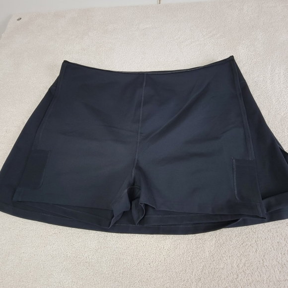 Girlfriend Collective Black Sporty High Rise Compressive Skirt/Skort Sz 5X NEW - Picture 6 of 12